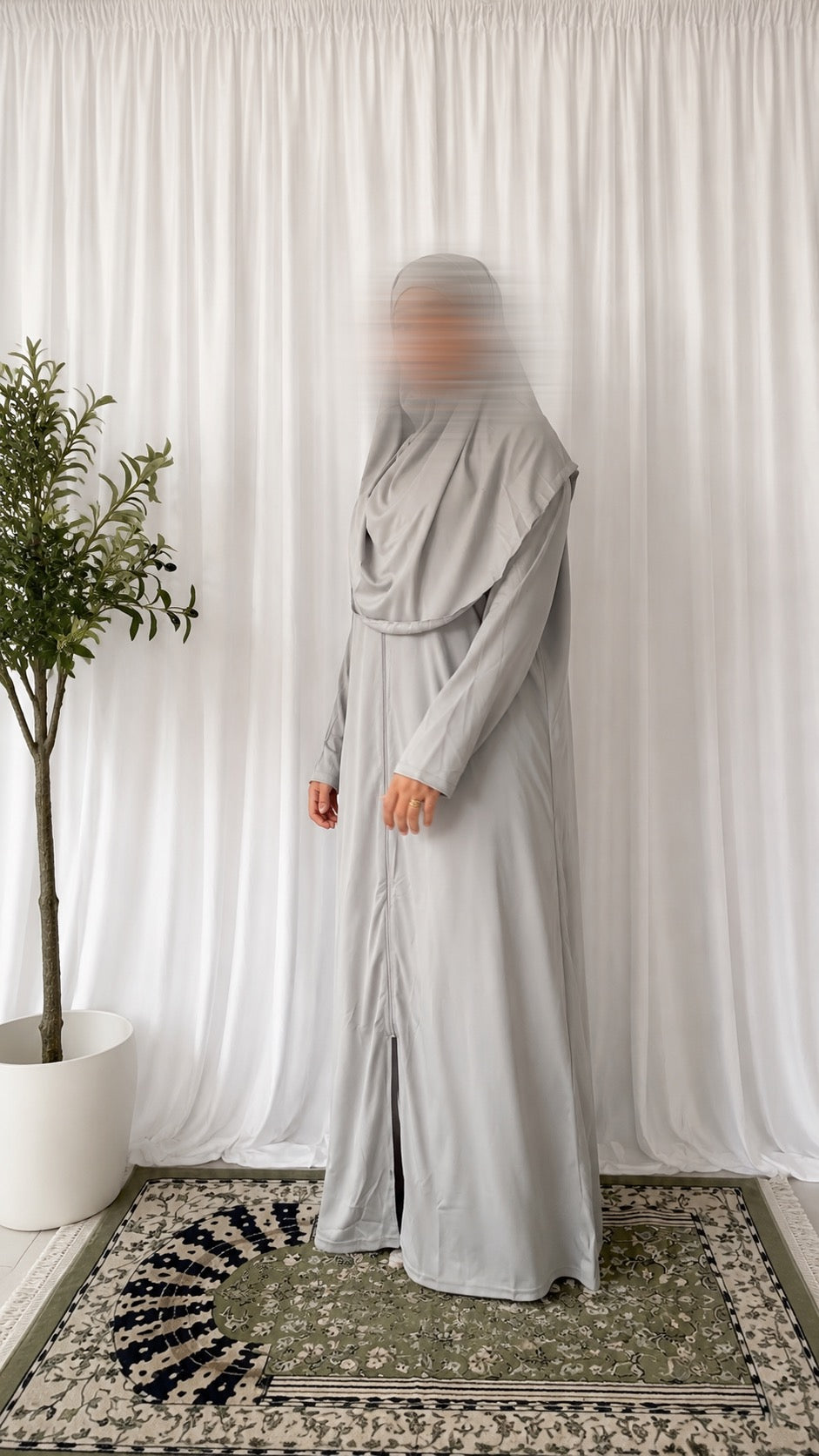 Robes de prière jersey - gris