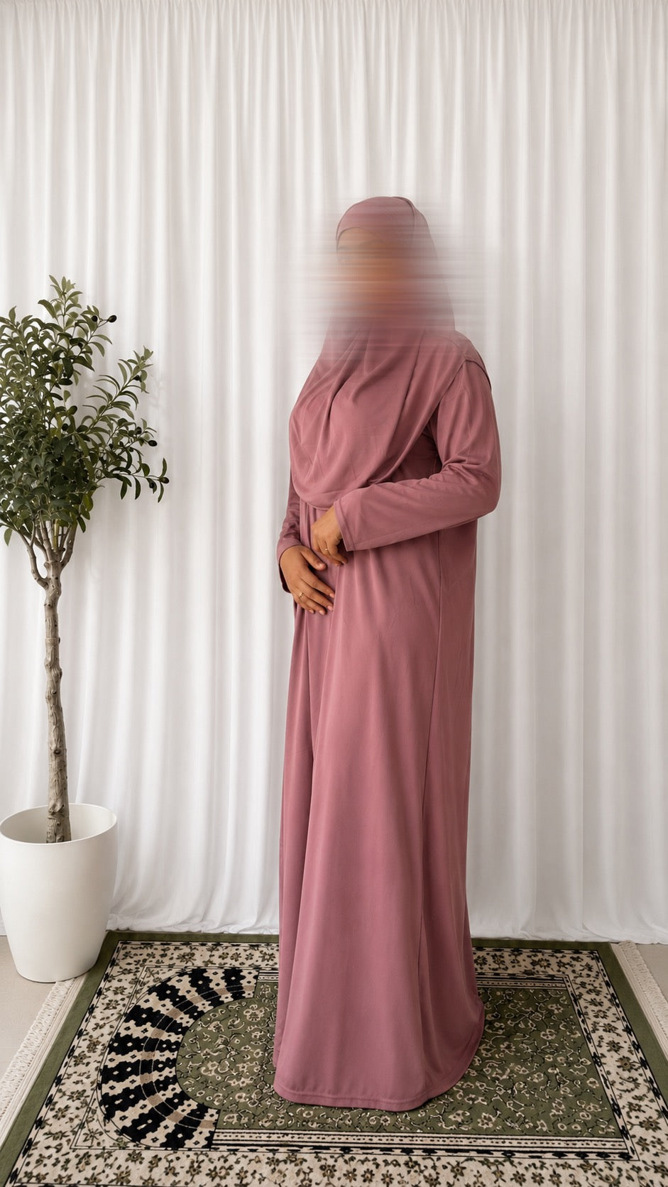 Robes de prière jersey - rose