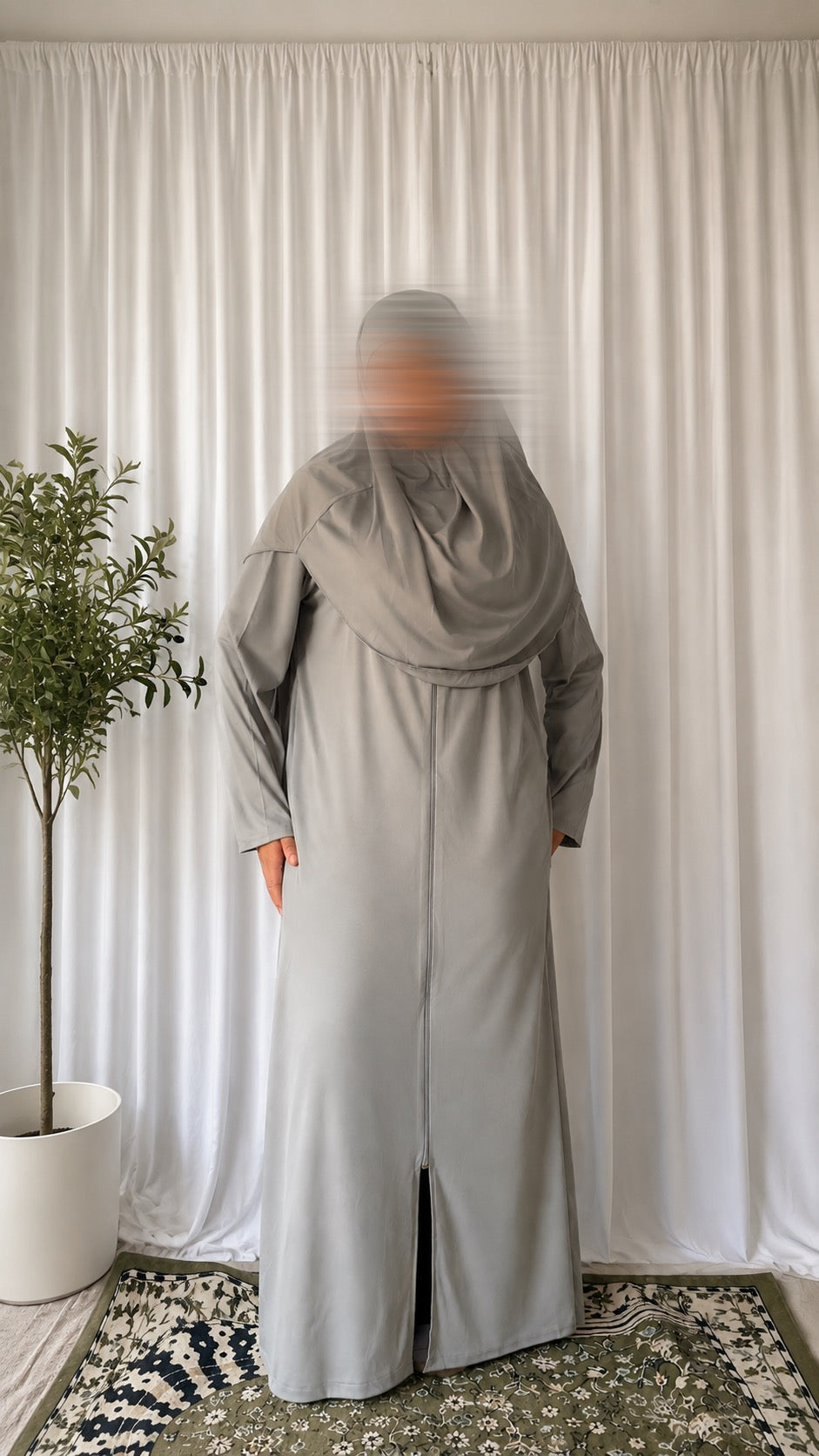 Robes de prière jersey - gris
