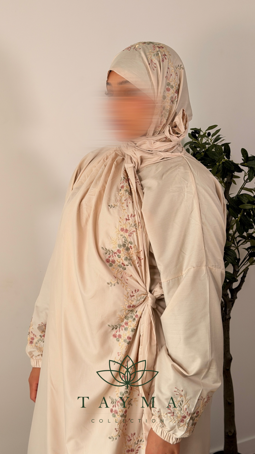 robe de prière warda - kimono (rose)